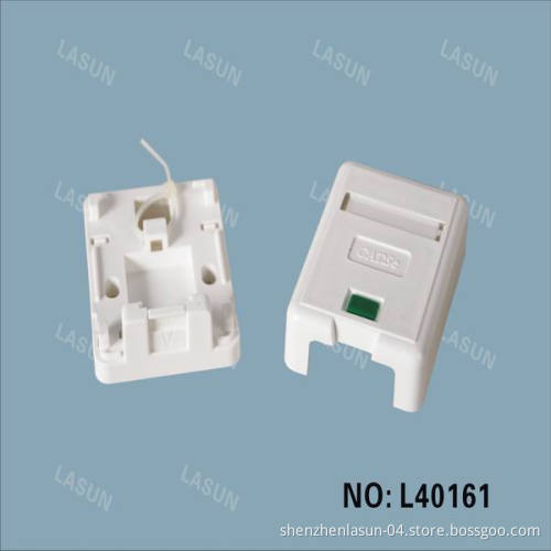 Cat5e Surface Jack (SS-338A) /Mount Box